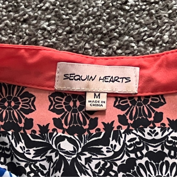 Sequin Hearts Blouse - Picture 3 of 4